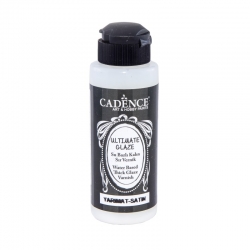CADENCE Lakier wykończeniowy Ultimate Glaze 120ml efekt glazury SATYNOWY / 8040